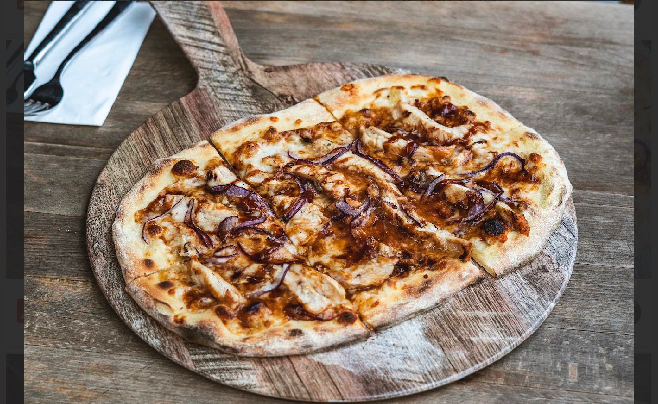 Bbq tavuklu pizzetta